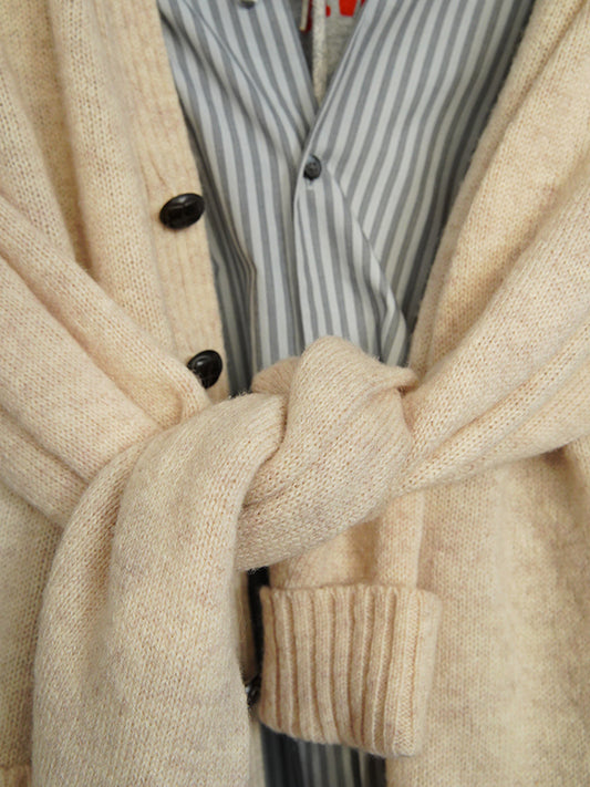 1970s Shetland wool knit cardigan