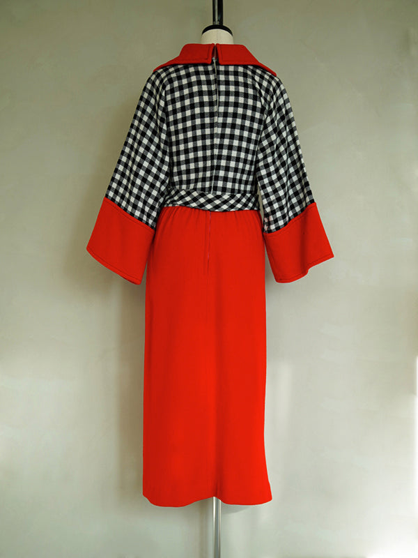 1970s Jean Varon, woolen caftan dress